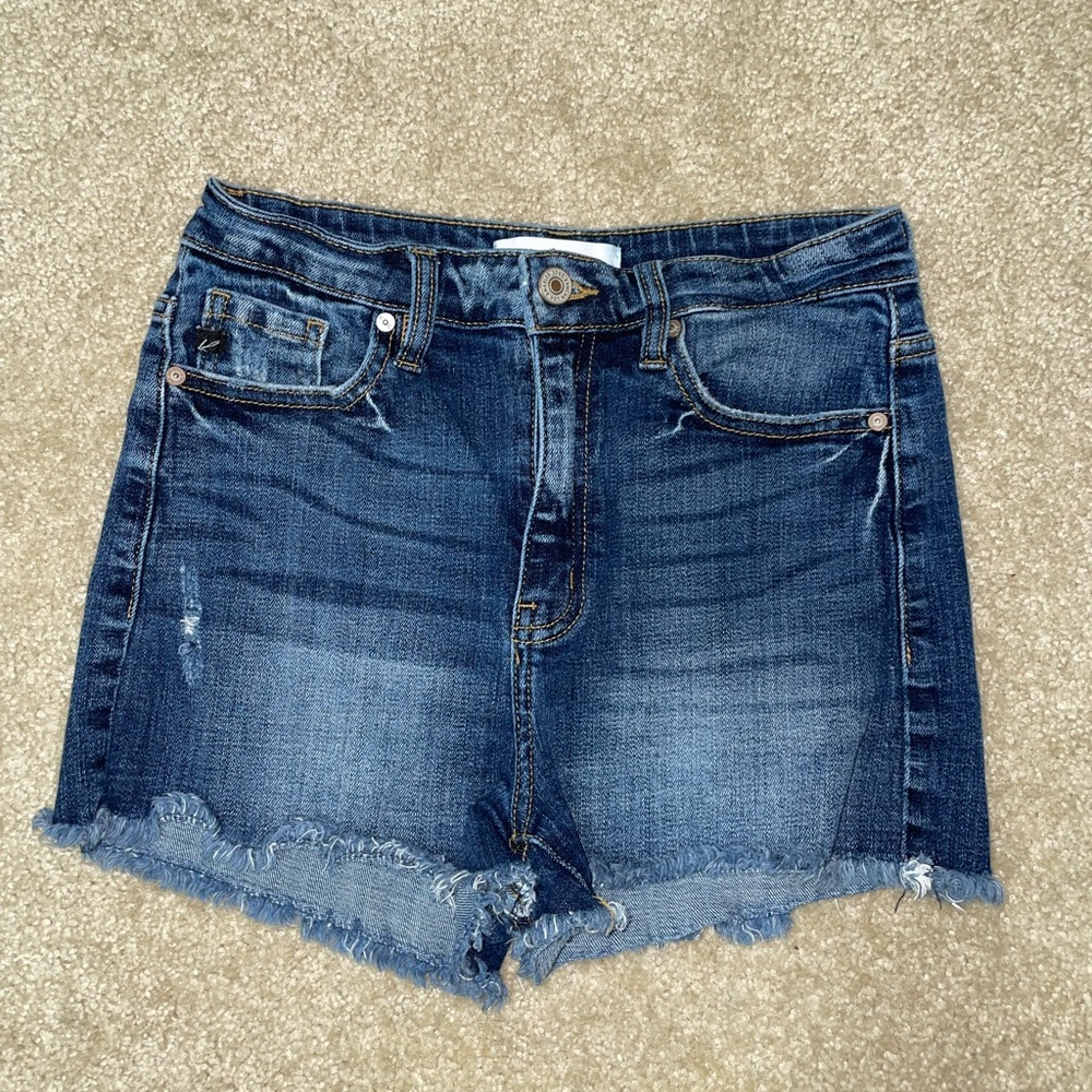 KanCan Blue Jean Shorts Distressed Cut-Off Style
